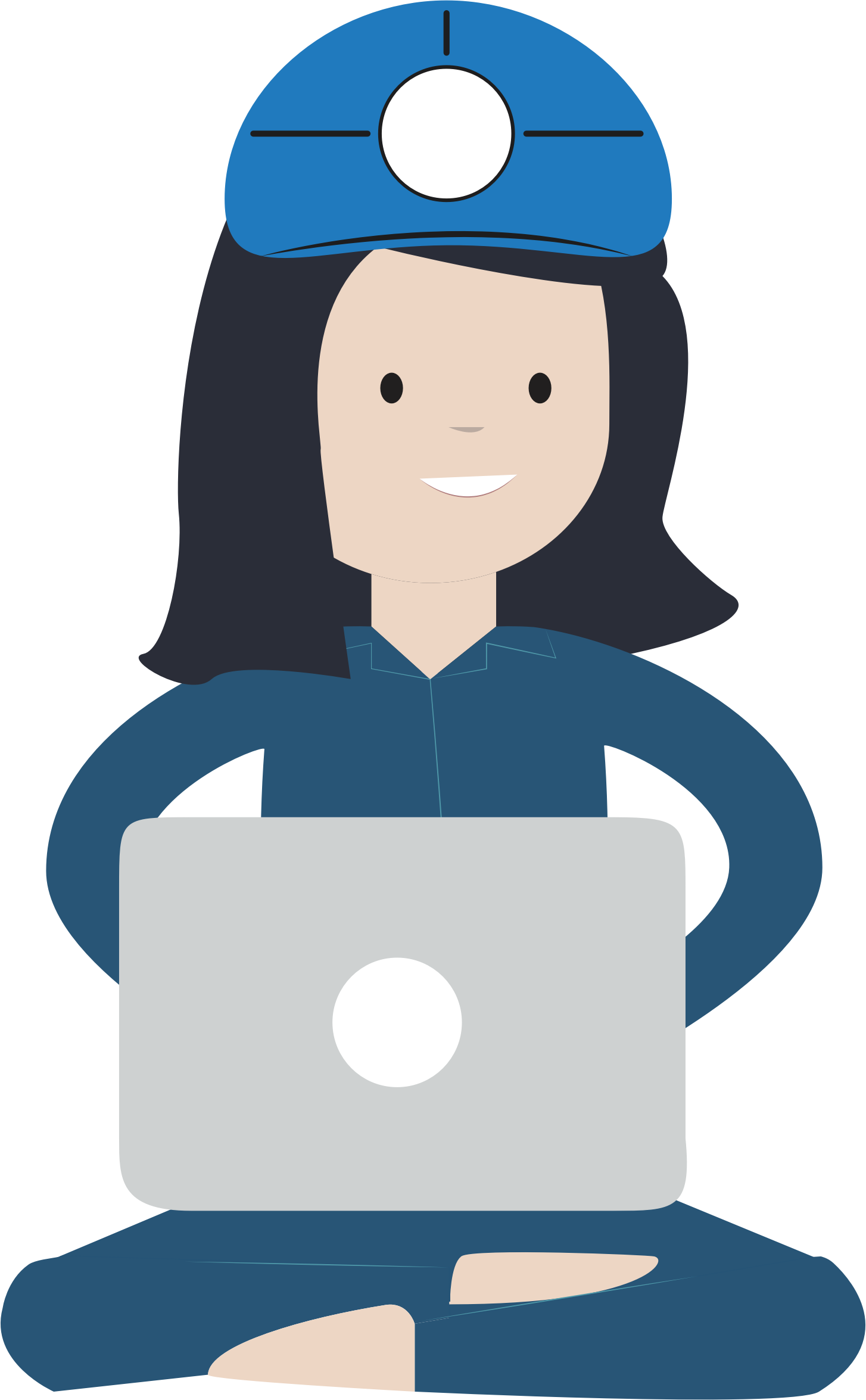 Female - Female Engineer Icon (1454x2350)