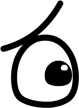 Image Angry Eye Left Side - Circle (550x400)