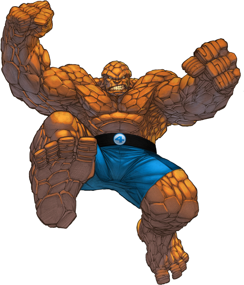 Thing - Thing Fantastic Four 1980s (1024x1315)