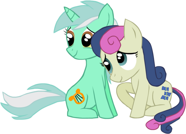 Pony Pinkie Pie Twilight Sparkle Green Mammal Fictional - Lyra And Bon Bon (680x495)