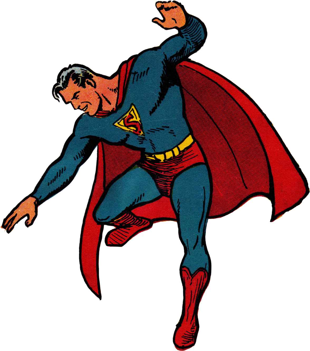 Golden Age Superman By Joe Shuster - Iphone 7 Plus Supreme (1201x1920)