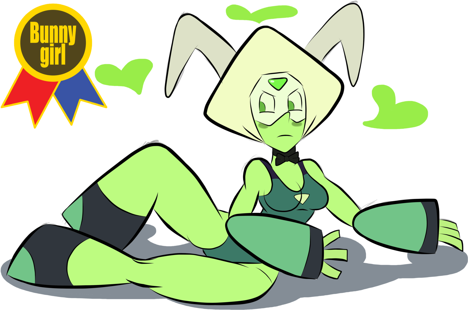 Peridot By Alexander-lr - Crystal Gems Bunny Girls (1600x1053)