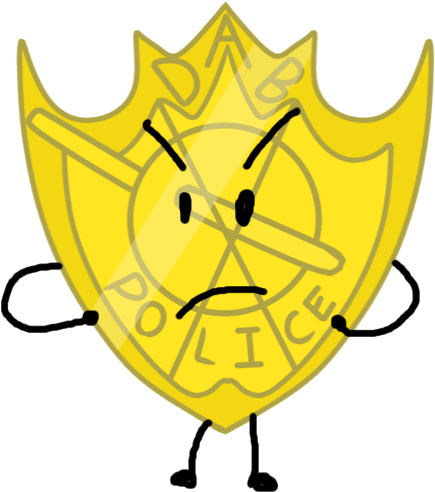Dab Police Badge With Limbs - Dab Police Badge (800x600)