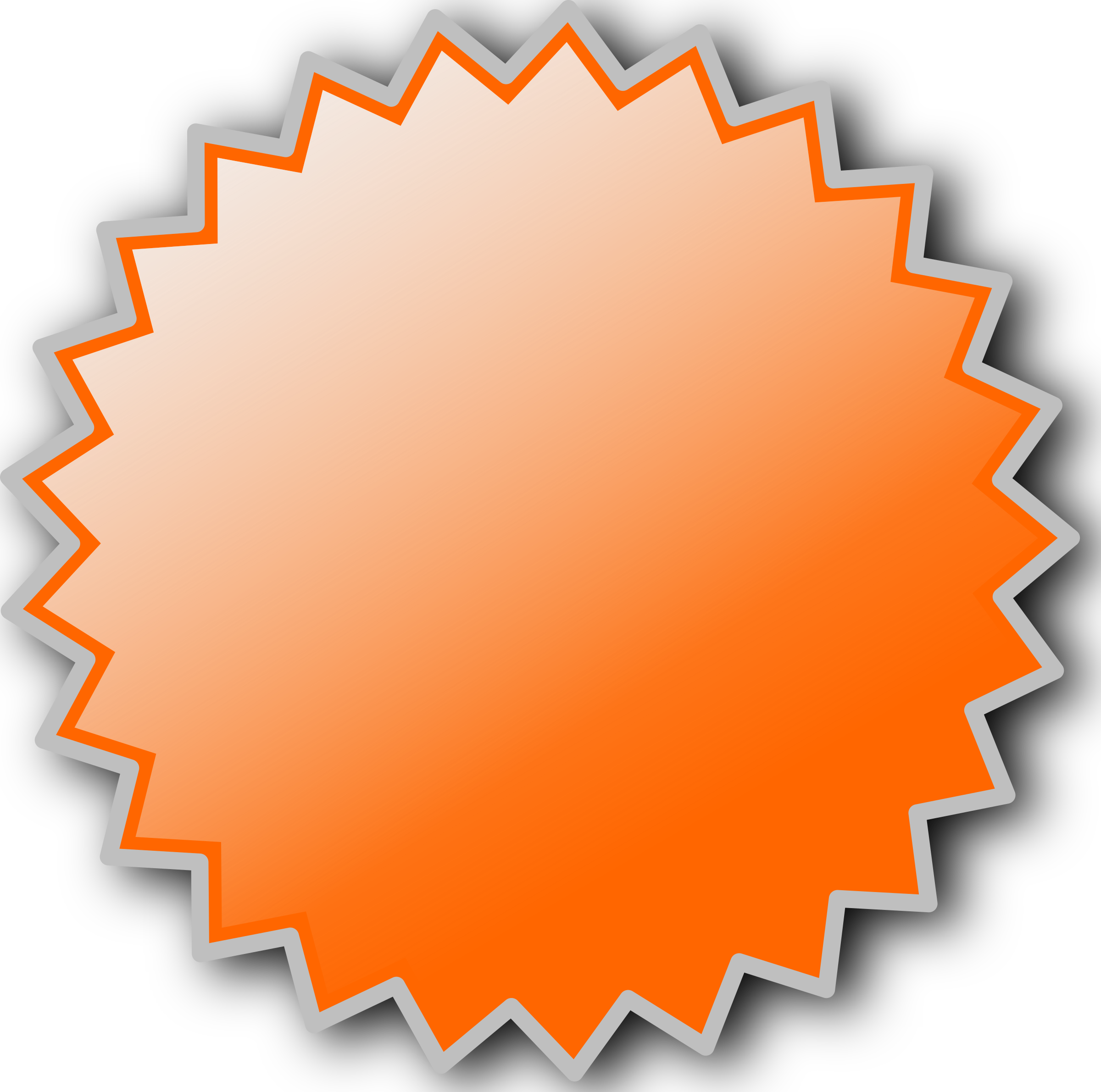 Starburst Badge - Badge Clip Art (2400x2381)
