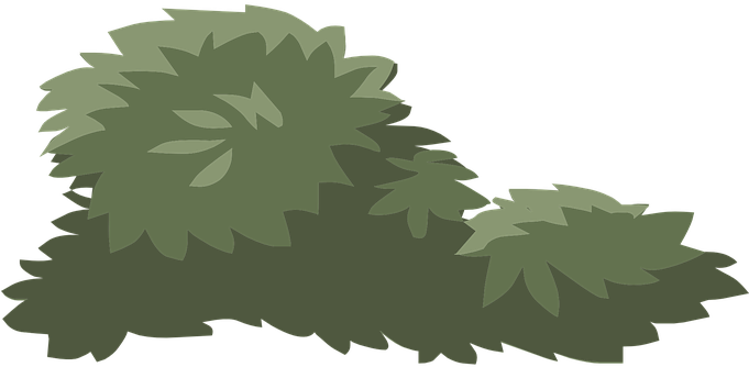 Bush, Strauch, Grün, Natur, Pflanze - Gambar Animasi Semak Semak (680x340)