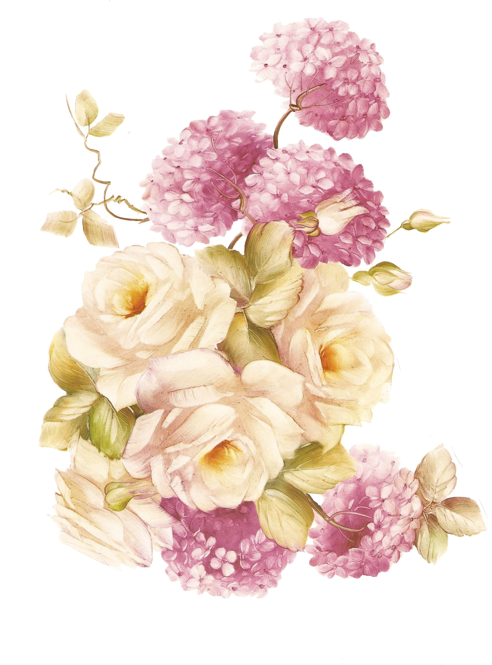 Rose - Decoupage (1700x2338)