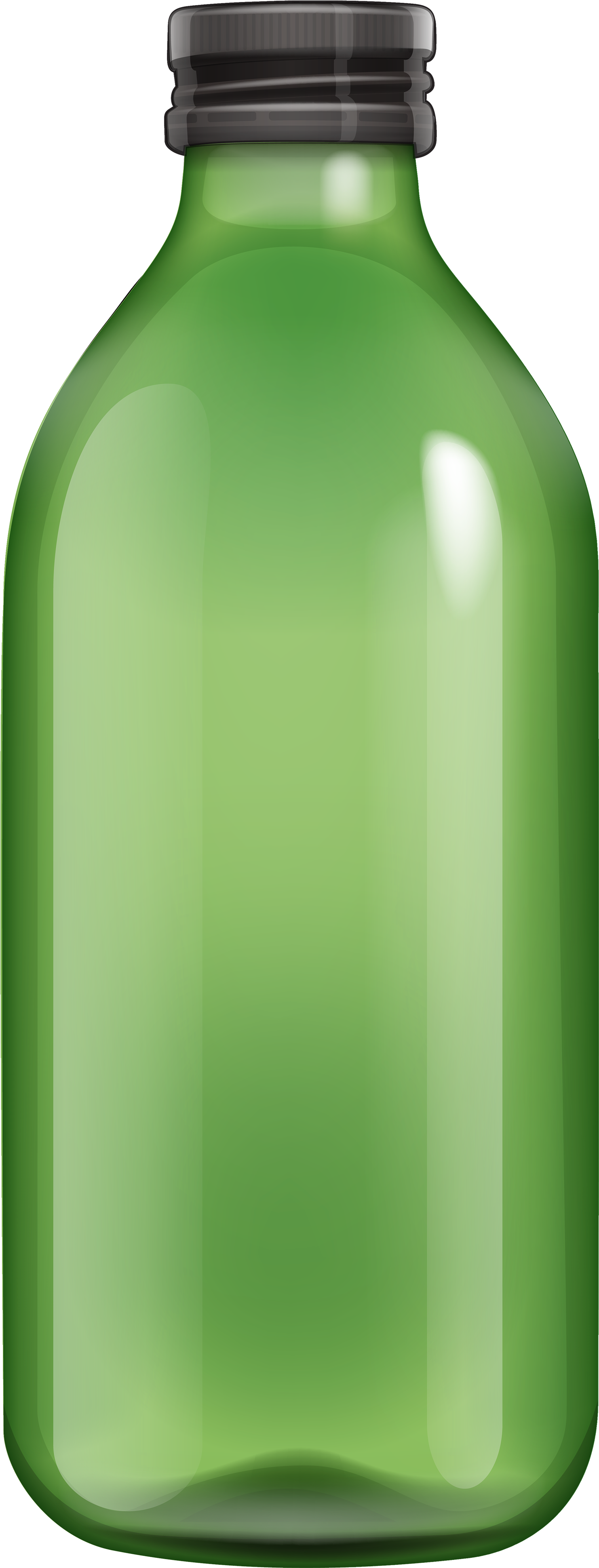Green Bottle Png Clipart - Green Bottle Png (1685x4000)