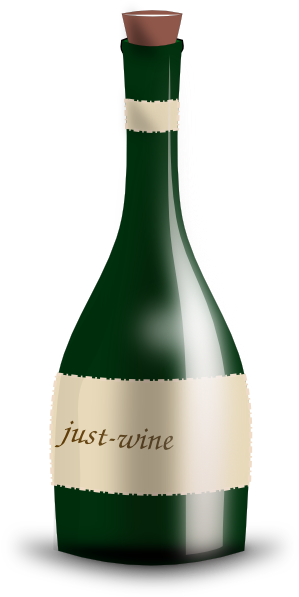Blank Beer Bottle Png Download - Botella De Champagne Vector Png (306x599)