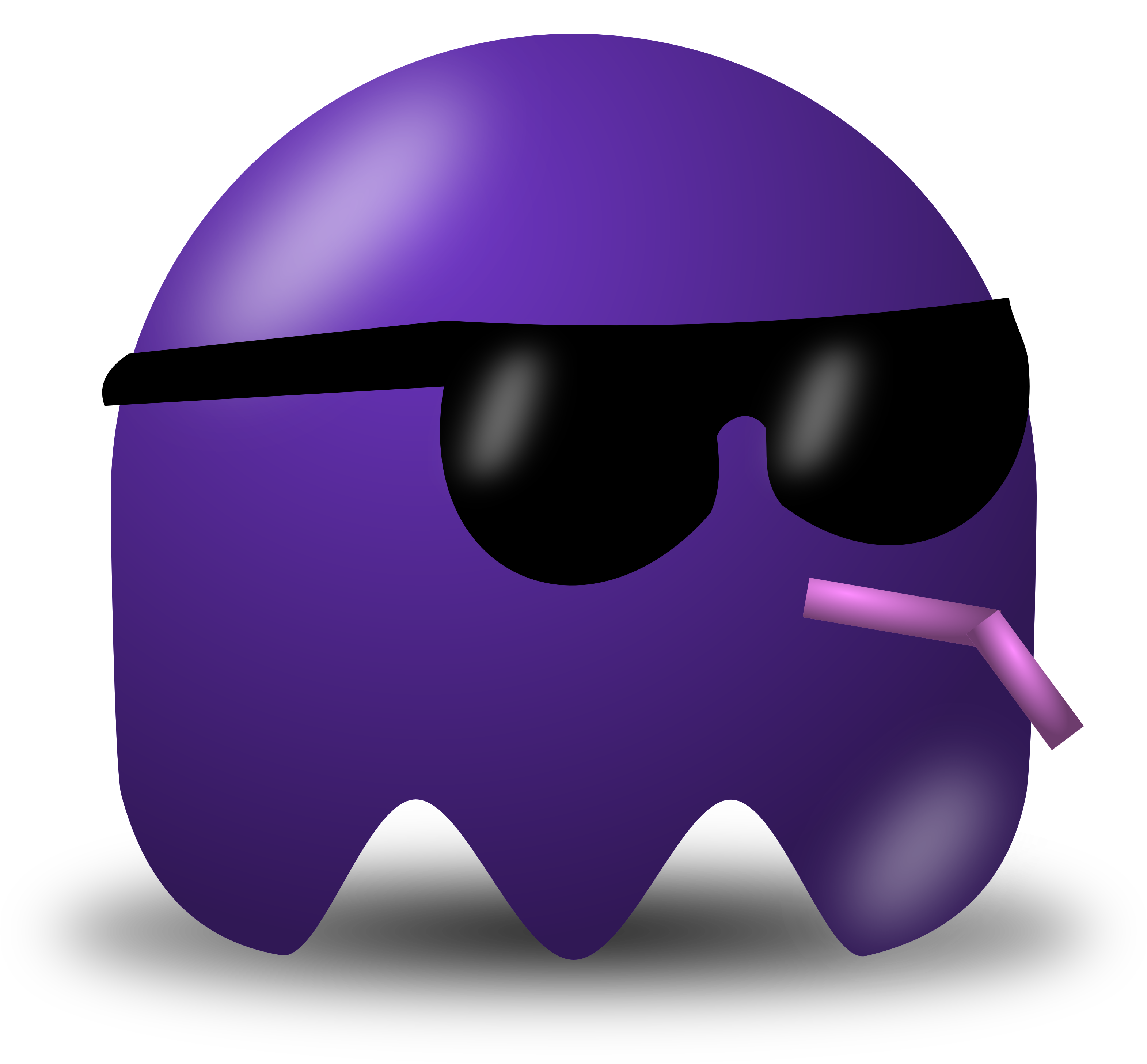 Cool Purple Avatar Character Wearing Shades - Cool Purple Avatar Character Wearing Shades (3200x2953)