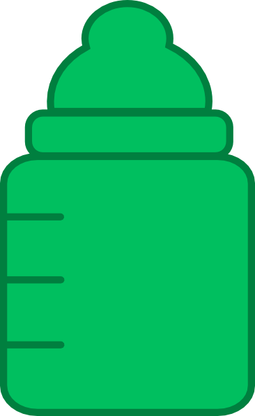 Baby Bottle Silhouette Clip Art At Clker - Baby Bottle Silhouette Clip Art At Clker (366x598)