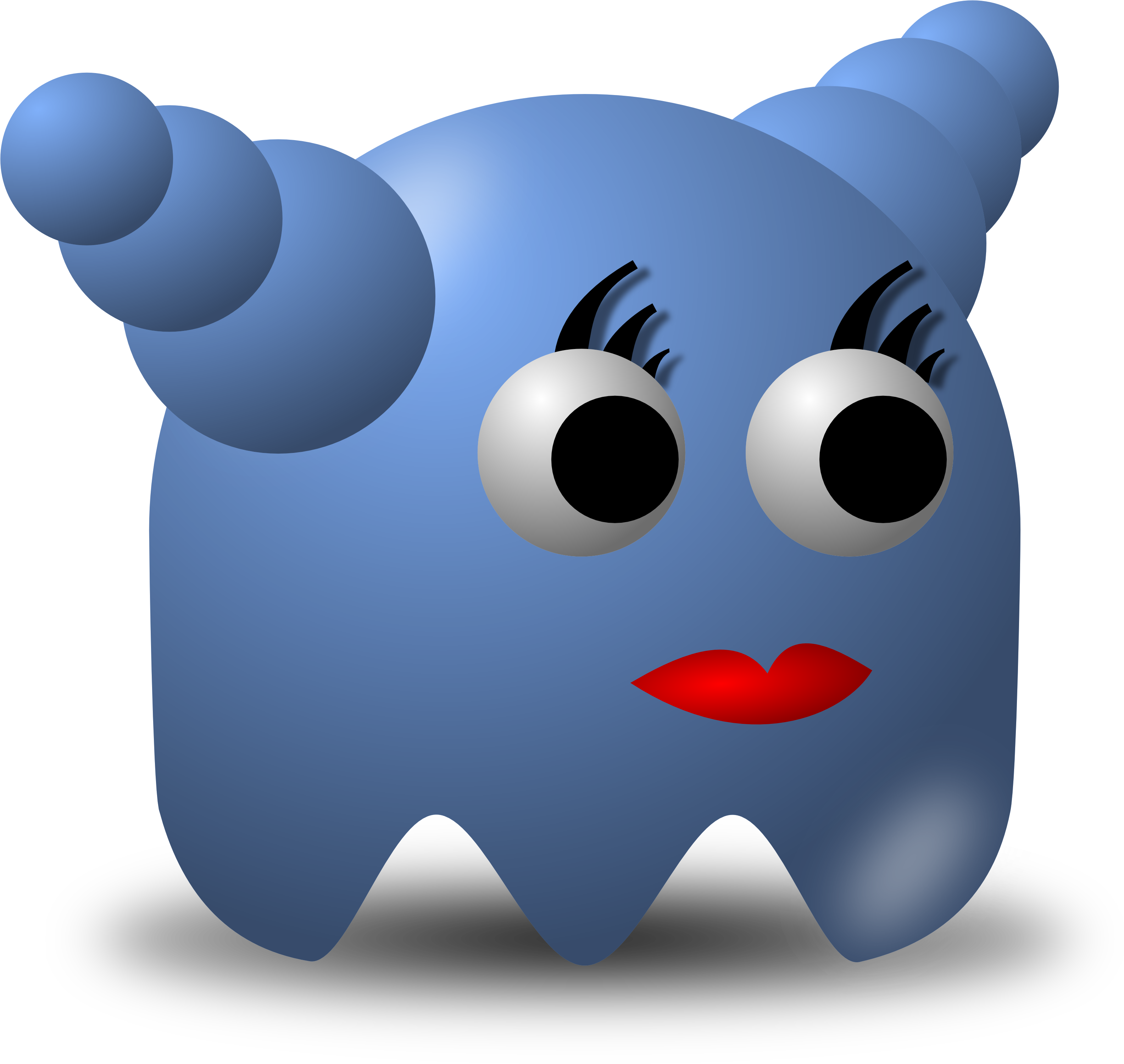 Female Alien Avatar Character Blank - Vector Alien Character (3200x3027)