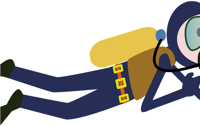 Scuba Diver Cartoon - Cartoon Scuba Diver (640x480)