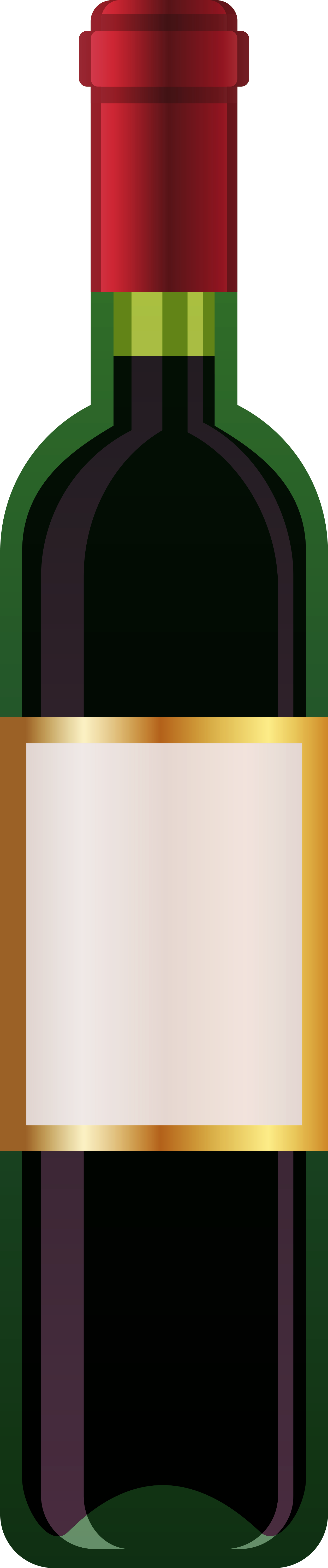 Bottle Of Wine Clipart - Wine Cooler (1524x6168)