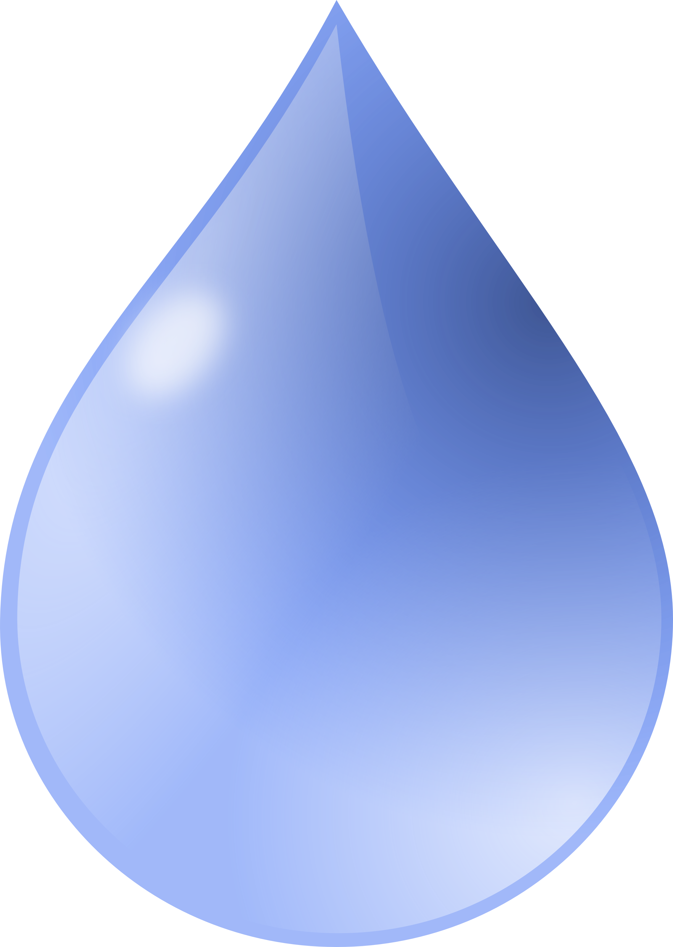 Free Water Drop Clipart Illustration - Draw A Water Drop (2274x3200)