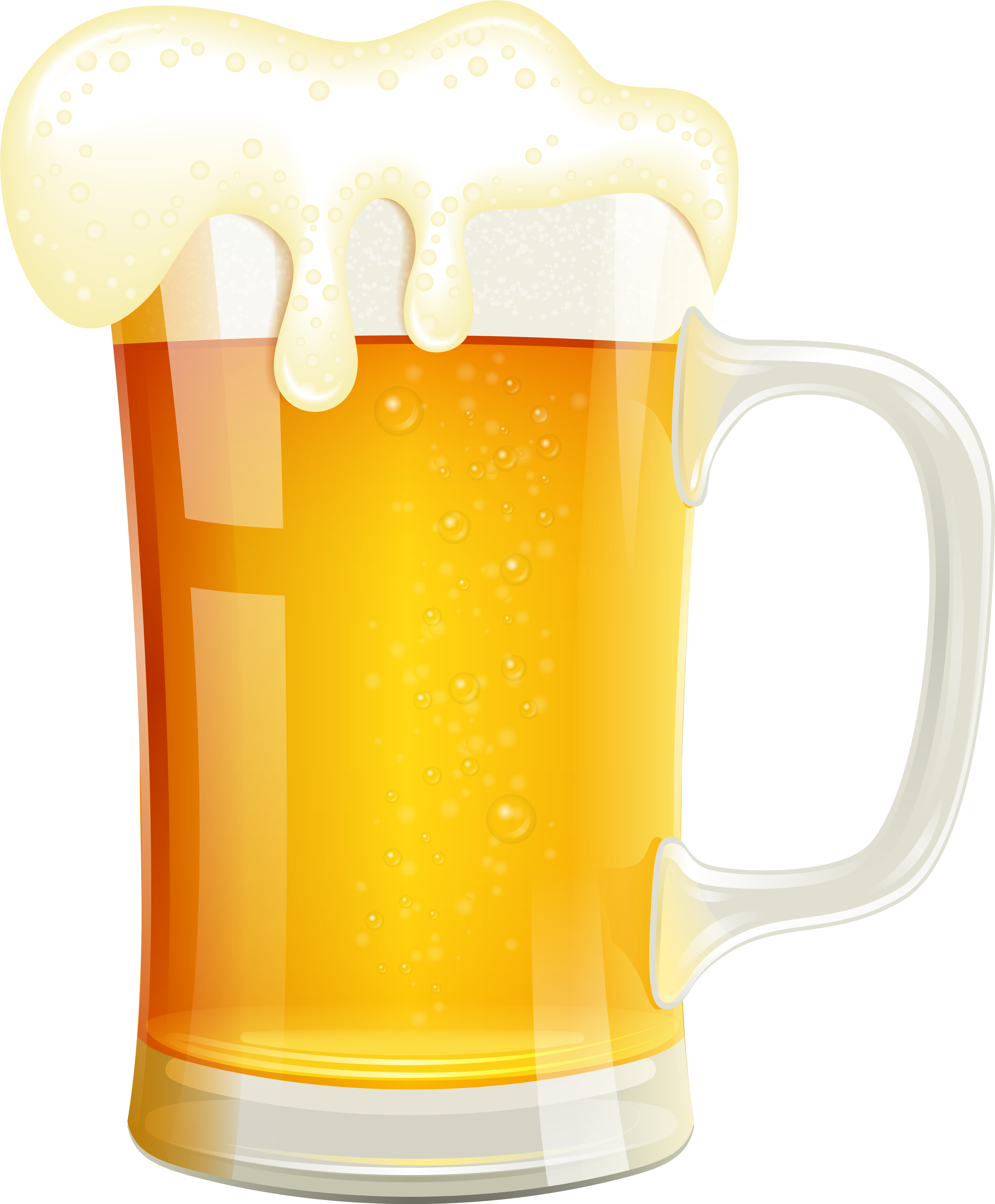 Beer Clipart High Resolution - Beer Glass Vector Png (5120x6138)