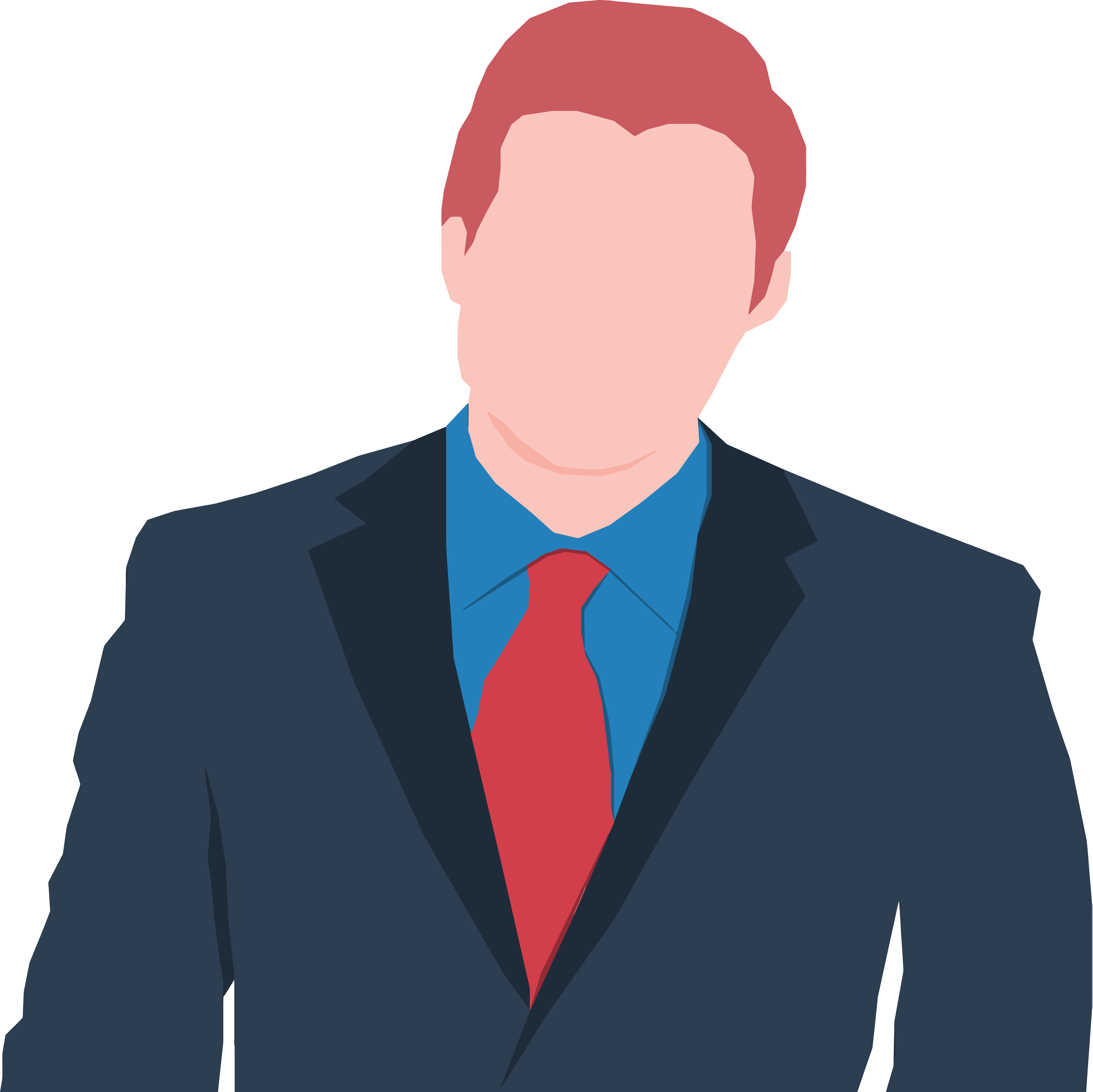 Free Clipart Of A Faceless Business Man Avatar - Business Man Avatar Png (4000x3995)