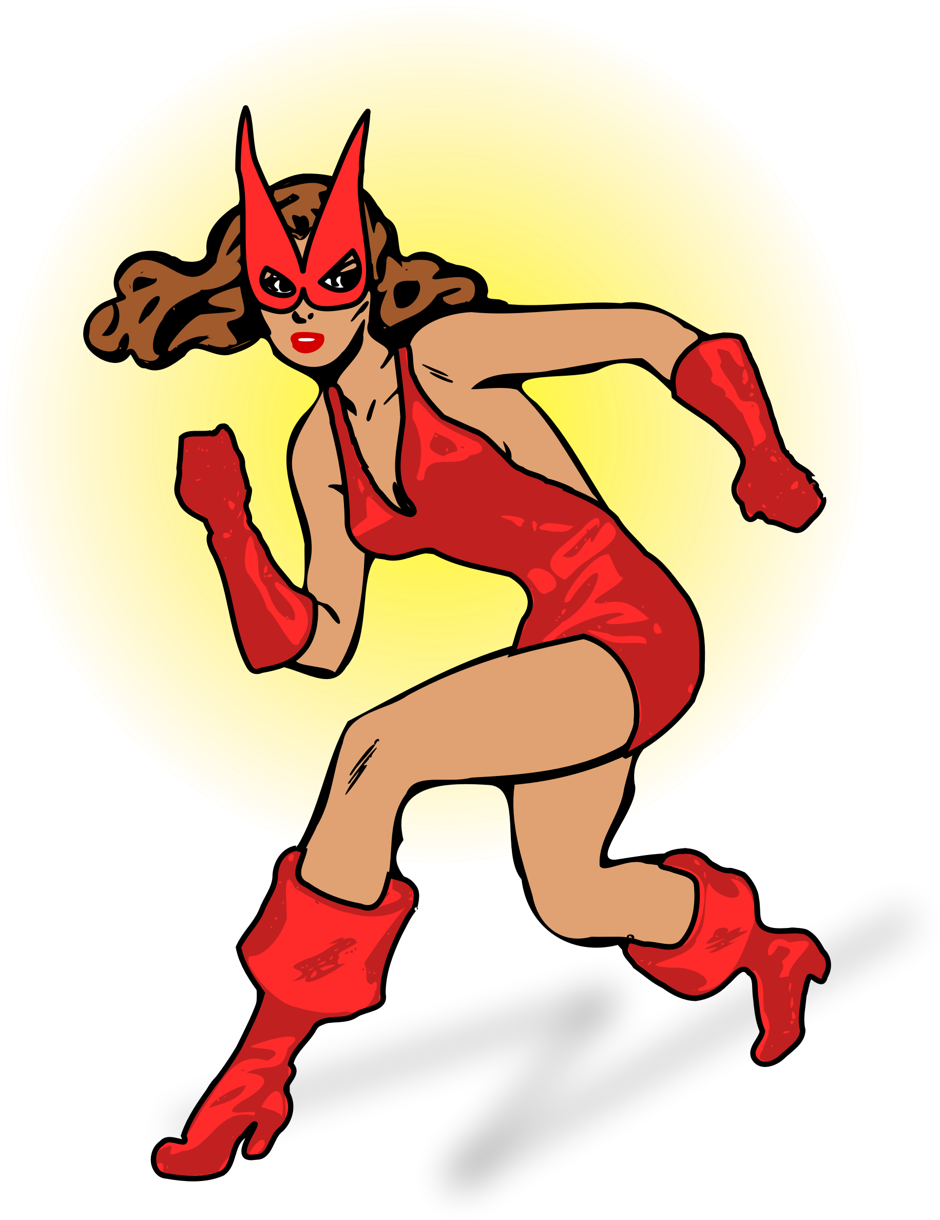 Superhero Png - Super Heroine Character Vector (1831x2377)