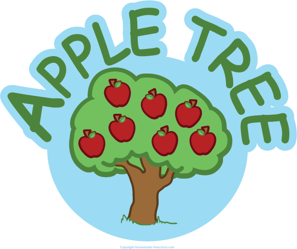 Apple Tree Signs - Clip Art (582x488)