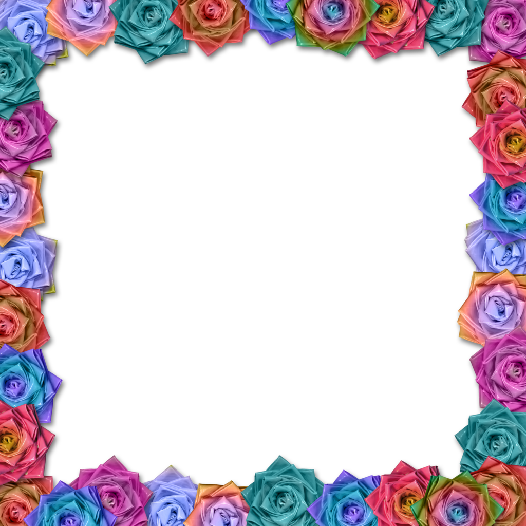 More Like Border - Flower Design Boarder Roses Hd (1024x1024)