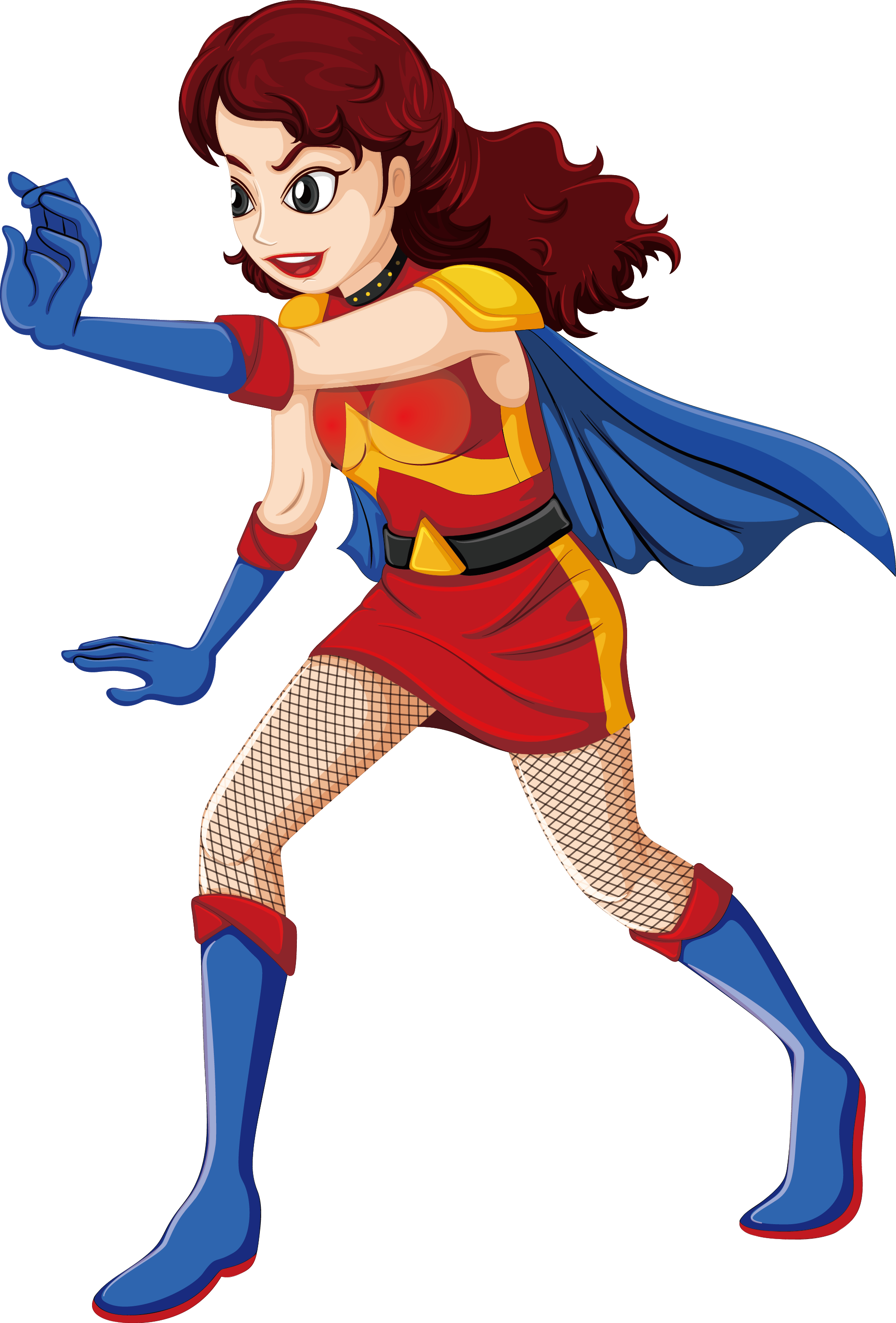 Superhero Royalty-free Photography Illustration - Woman Superhero Custom Lunch Box (1986x2932)