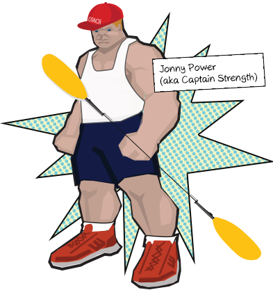 Jonny Power - Cartoon (393x417)