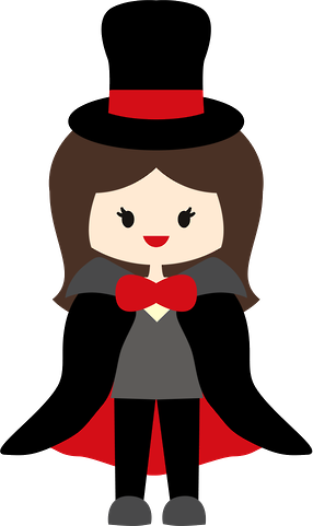 Clip Art Magician Girl (286x481)