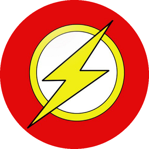 Flash Logo Icon By Mahesh69a - Super Hero Logos (512x512)