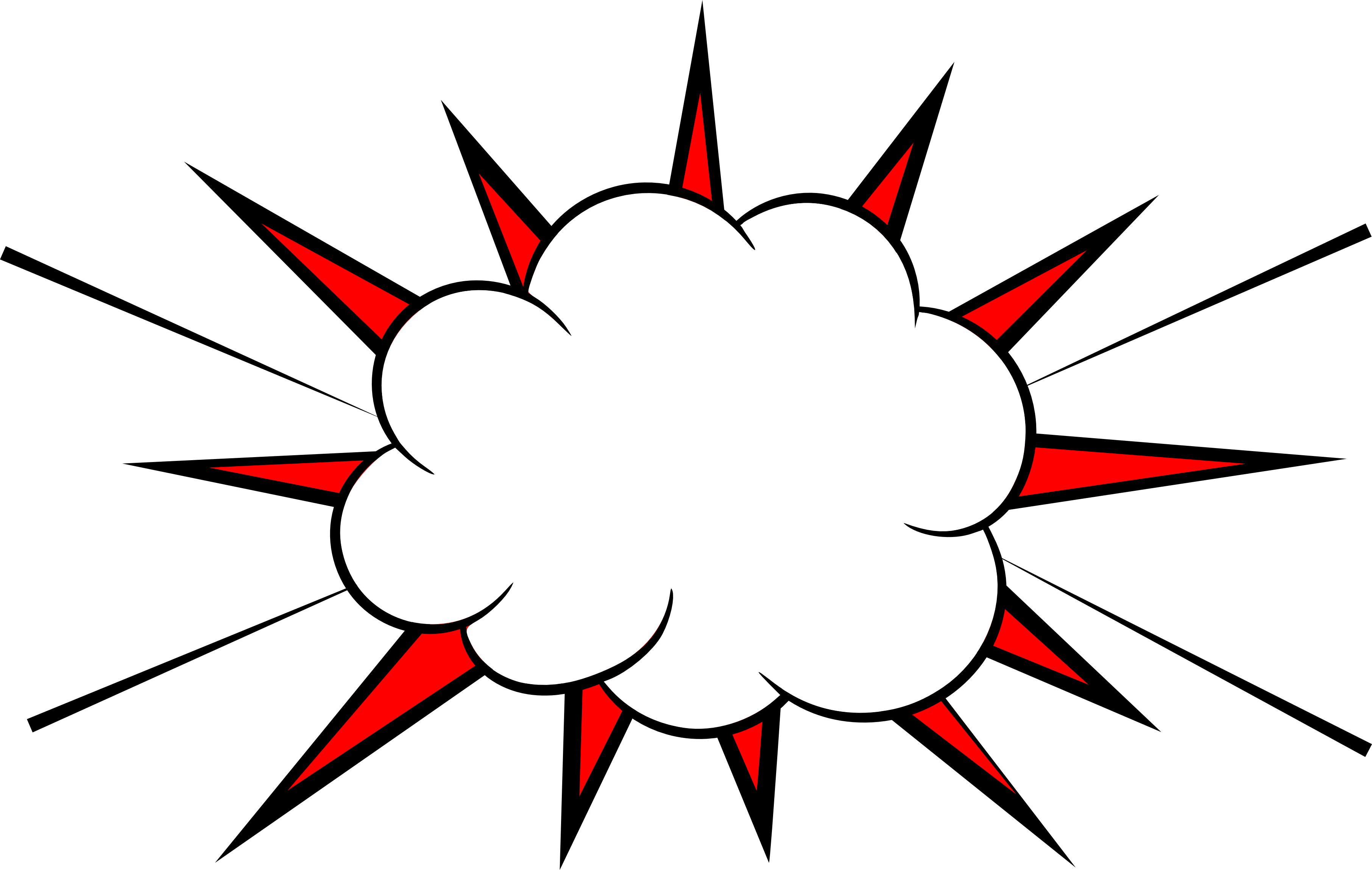 Free Download - Boom Clip Art Png (3624x2299)