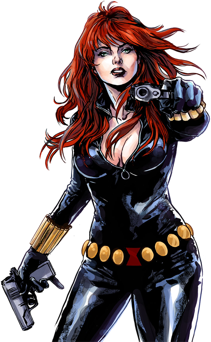 Black Widow Clipart Comic - Black Widow Comics (914x1351) .