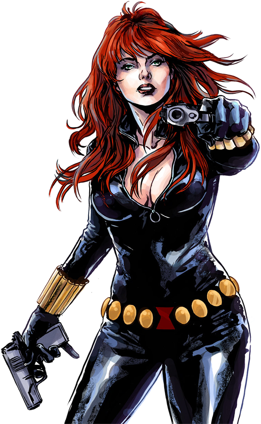 Black Widow Clipart Comic - Black Widow Comics (914x1351)