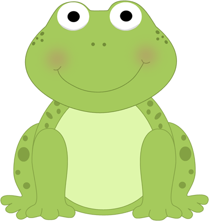 School Frog Clipart - Speckled Frog Clip Art (424x450)