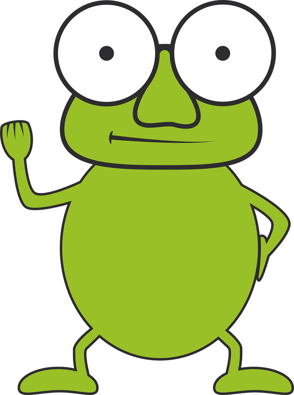 Royalty-free Animation - Cartoon Frog - Frog (953x1280)