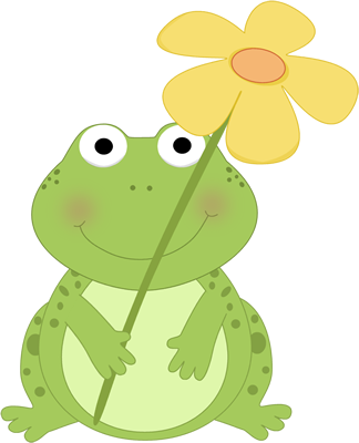 Frog - Frog&clipart - Spring Clip Art Frog (324x400)