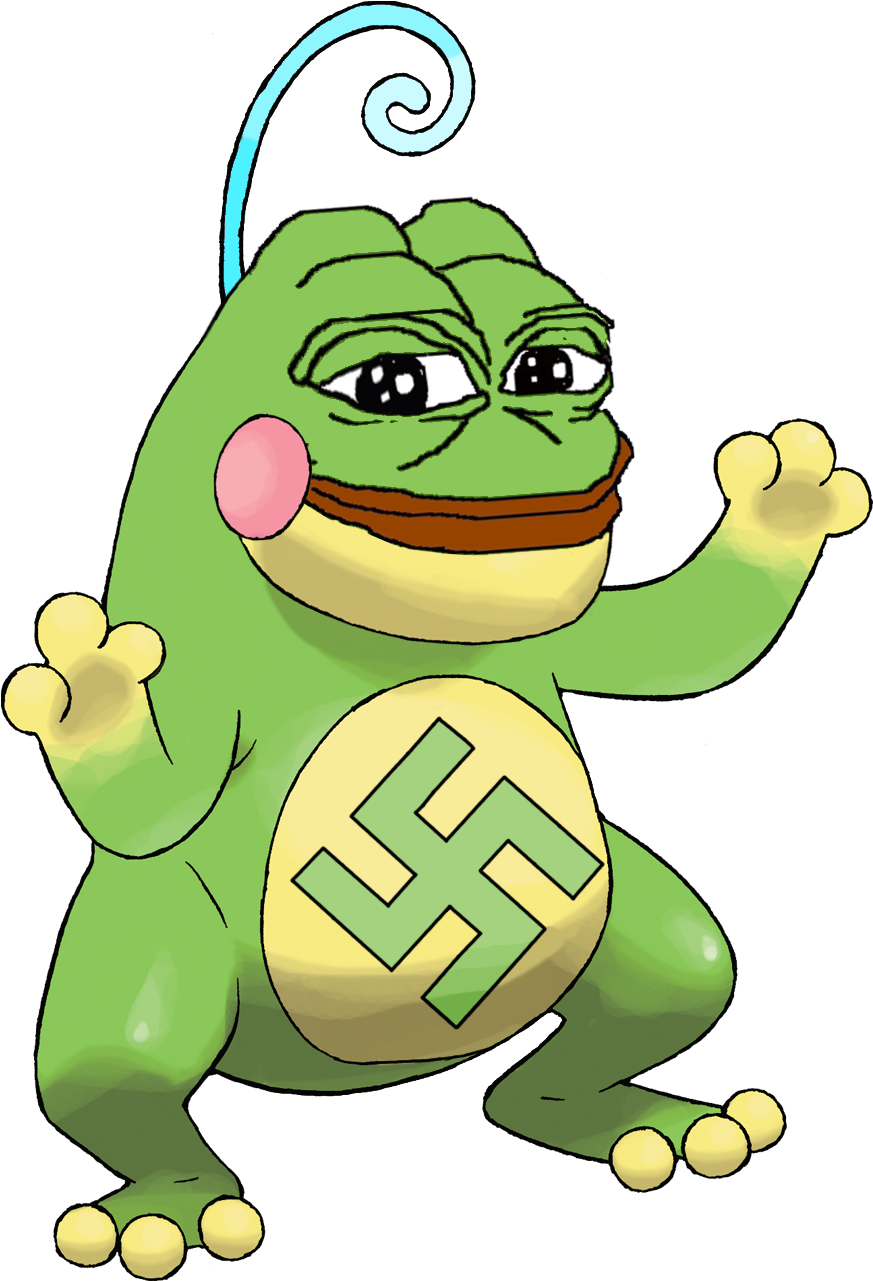 Frog Green Toad Vertebrate Frog Cartoon Amphibian Ranidae - Pepe The Frog (1280x1280)