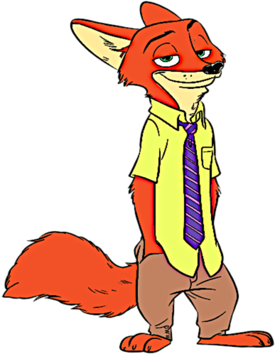 Zootopia Wallpaper Containing Anime Called Nick Clipart - Zootopia Images Clipart (1239x1547)