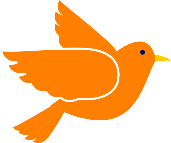Blue Bird Clip Art (600x503)