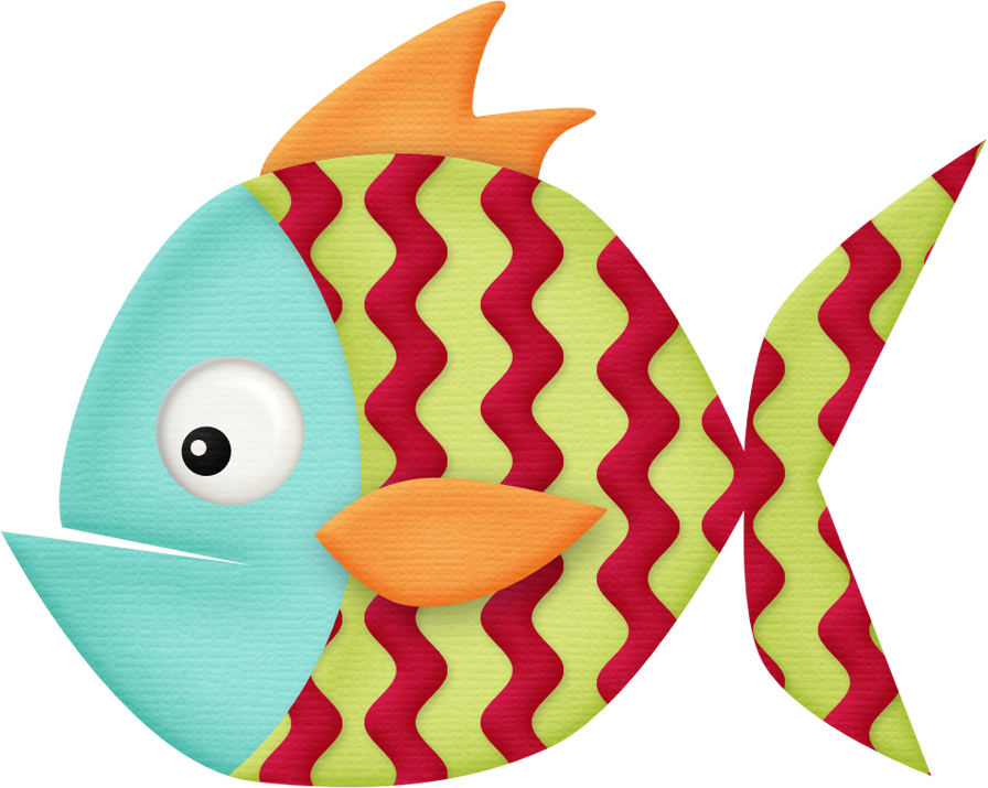 Jss Squeakyclean Fish 5 - Peixinho Colorido Png (896x715)