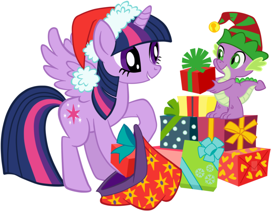 Happy Holidays By Kikyoyaoi - My Little Pony Adventskalender (1088x735)