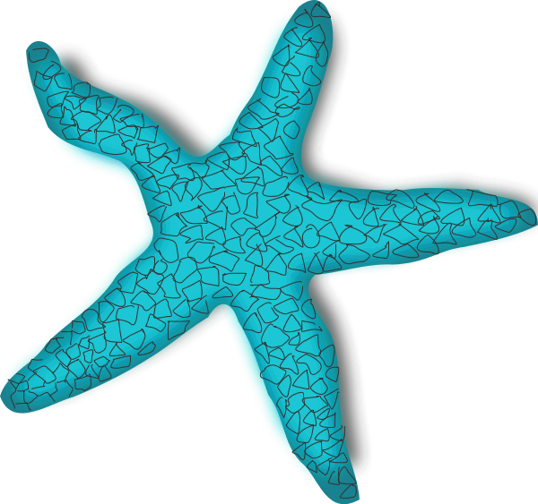 Transparent Starfish Clip Art - Starfish Clipart Png (600x563)