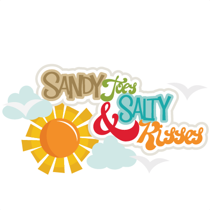 Sandy Toes & Salty Kisses Svg Cutting Files Beach Svg - Sandy Toes & Salty Kisses (432x432)