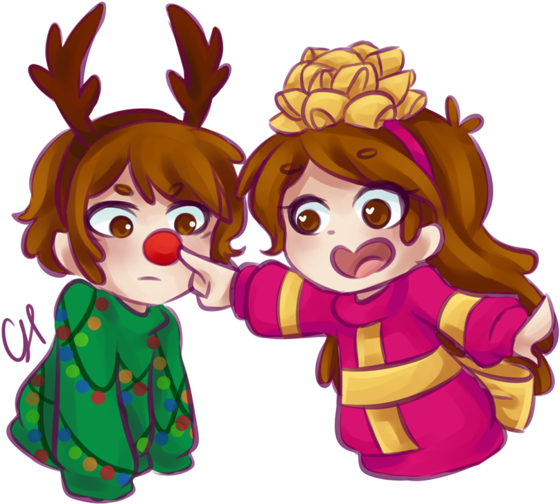 Holiday Sweaters By Cairolingh - Christmas Gravity Falls Fanart (894x894)