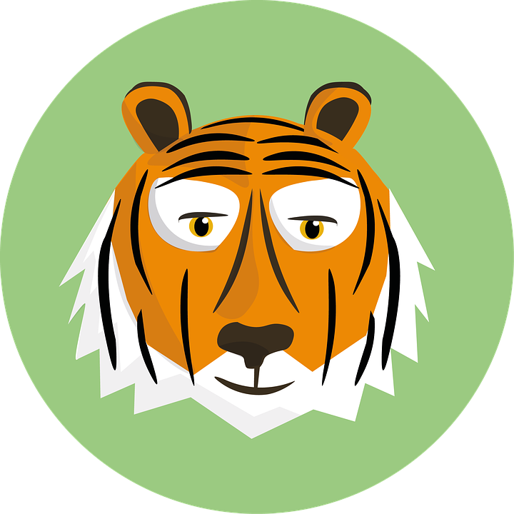Tiger Head Clipart 12, - Icon (720x720)