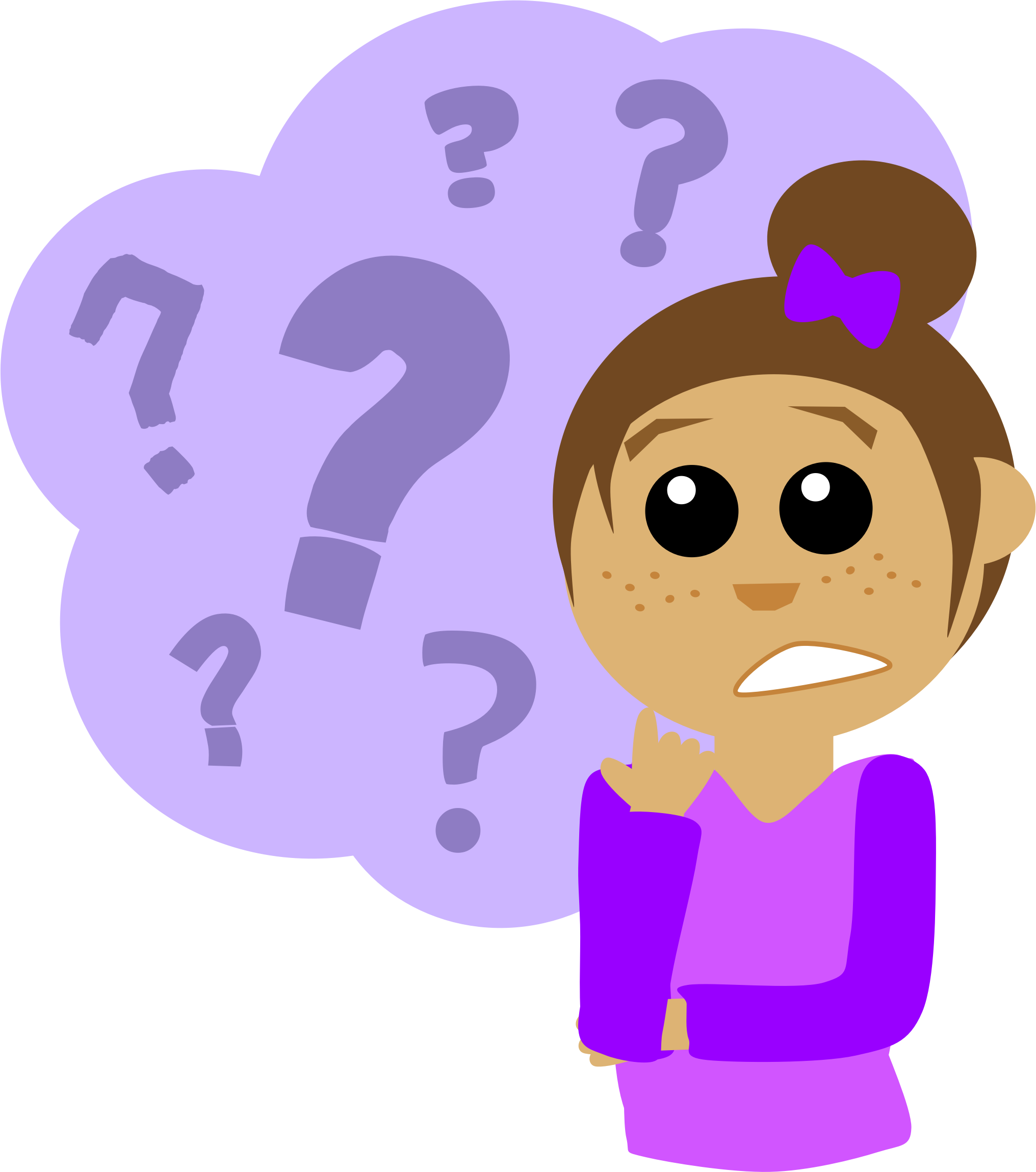 Free Student Asking Question Clipart - Free Student Asking Question Clipart (2032x2299)