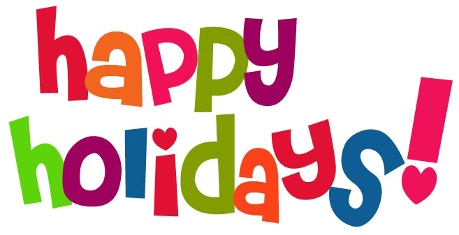 Happy Holidays Transparent Image - Happy Holiday Clip Art Words (693x367)