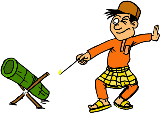 Eid Al-fitr Cartoon Holiday Eid Mubarak Clip Art - Kartun Raya Png (640x506)