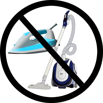 No Housework Day - Drawing Of No Money (359x359)