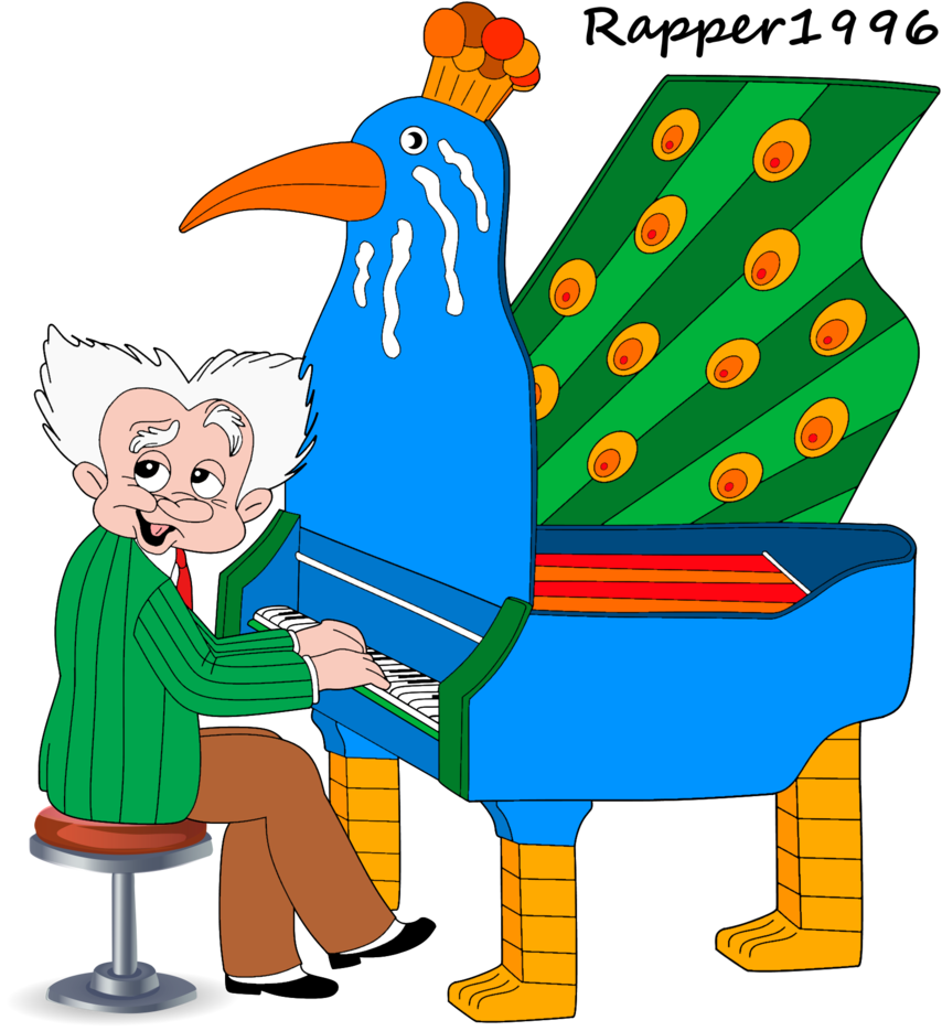 Benny Boop Playing On The Peacock Piano By Rapper1996 - Stan Getz - Peacocks (cd) (854x935)
