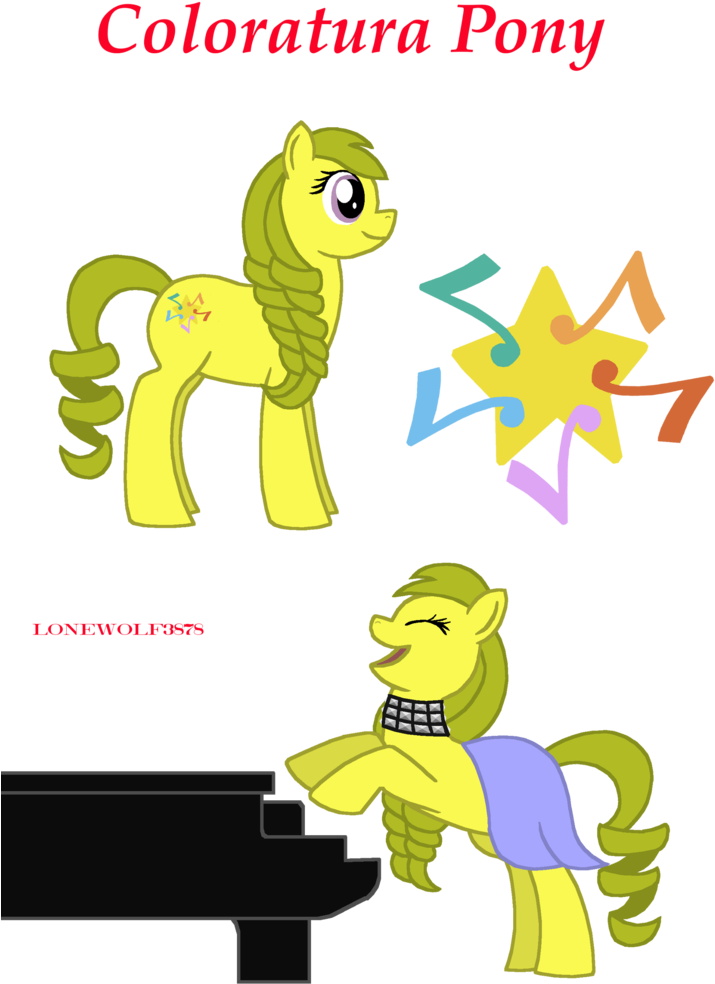 Lonewolf3878, Coloratura, Cutie Mark, Lena Hall, Piano, - Cartoon (729x1024)