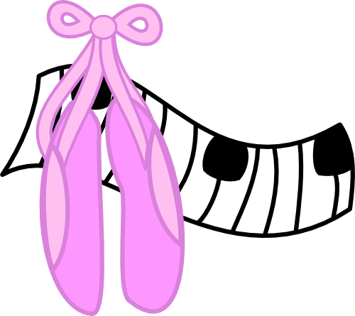 Ballet Piano Cutie Mark By Kinnichi - Mlp Piano Cutie Mark (500x445)