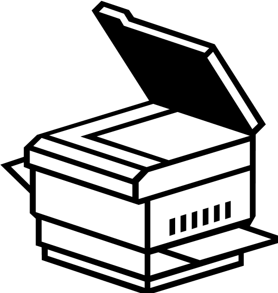 Computers & Wi-fi - Copier Clip Art (546x575)